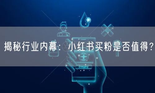 揭秘行业内幕：小红书买粉是否值得？