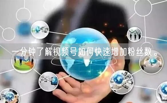 一分钟了解视频号如何快速增加粉丝数。