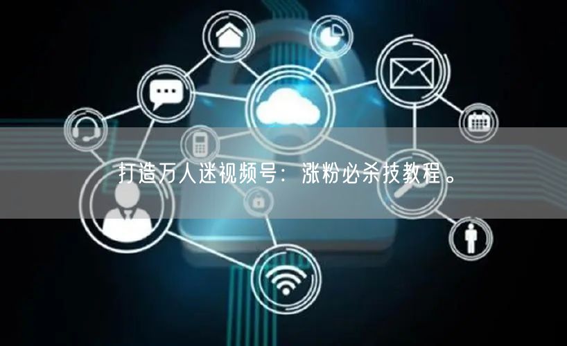 打造万人迷视频号：涨粉必杀技教程。