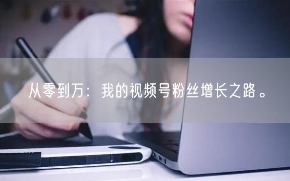 从零到万：我的视频号粉丝增长之路。