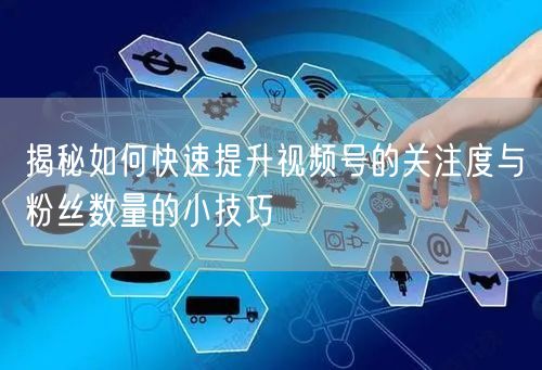 揭秘如何快速提升视频号的关注度与粉丝数量的小技巧