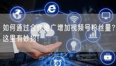 如何通过合作推广增加视频号粉丝量？这里有妙招！