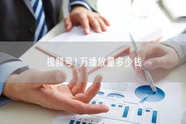 视频号1万播放量多少钱
