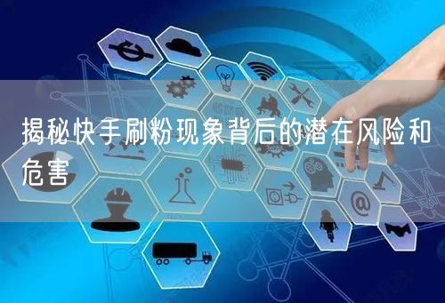 揭秘快手刷粉现象背后的潜在风险和危害