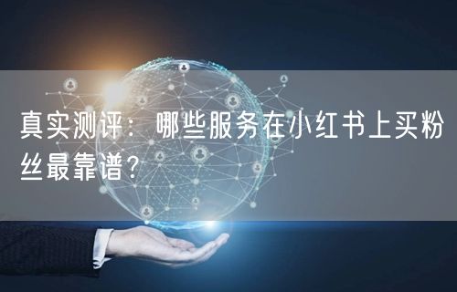 真实测评：哪些服务在小红书上买粉丝最靠谱？