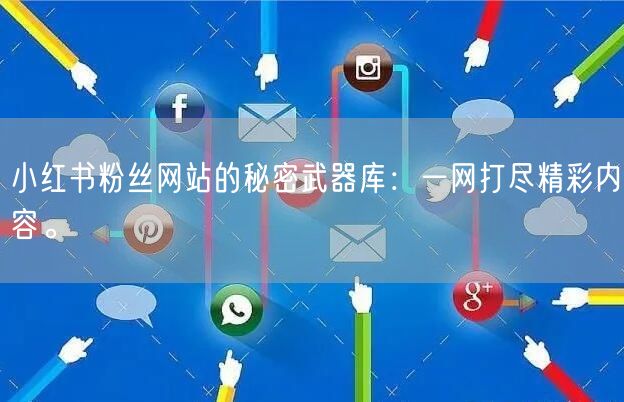 小红书粉丝网站的秘密武器库：一网打尽精彩内容。
