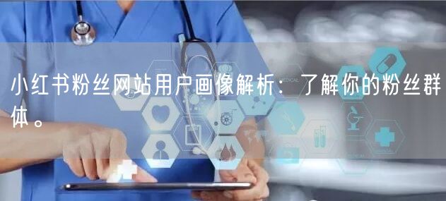 小红书粉丝网站用户画像解析：了解你的粉丝群体。