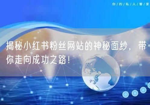 揭秘小红书粉丝网站的神秘面纱，带你走向成功之路！