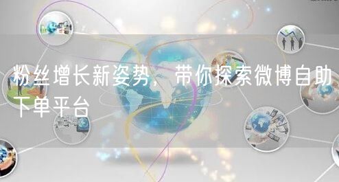粉丝增长新姿势，带你探索微博自助下单平台