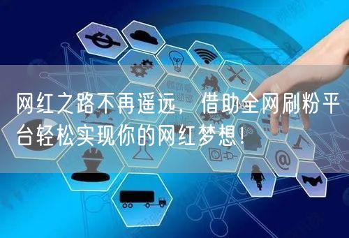 网红之路不再遥远，借助全网刷粉平台轻松实现你的网红梦想！