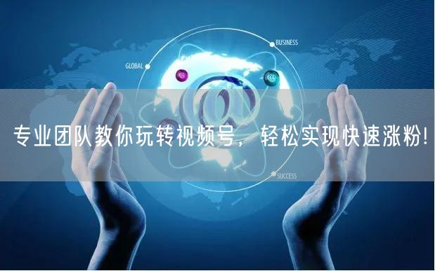 专业团队教你玩转视频号，轻松实现快速涨粉!