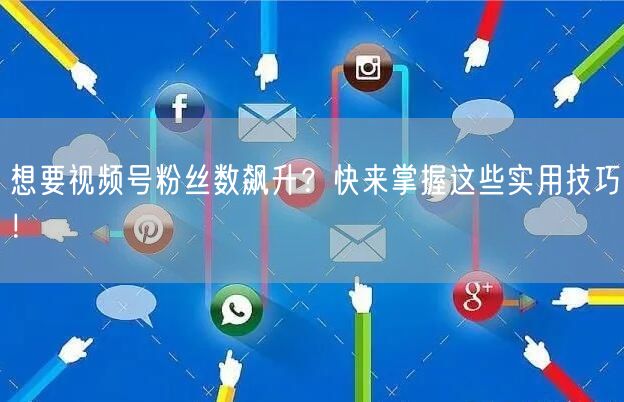 想要视频号粉丝数飙升？快来掌握这些实用技巧！