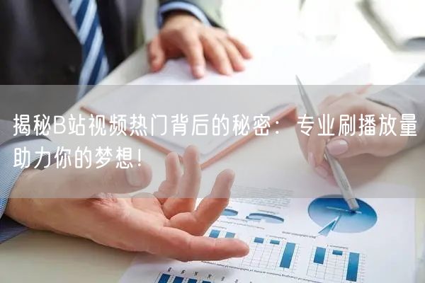 揭秘B站视频热门背后的秘密：专业刷播放量助力你的梦想！