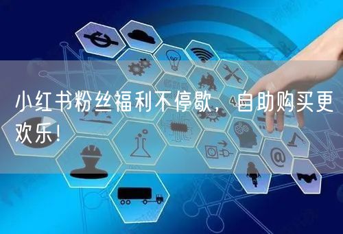 小红书粉丝福利不停歇，自助购买更欢乐！