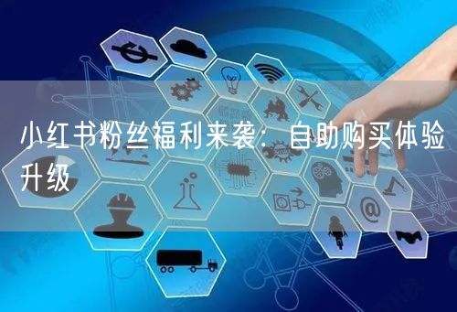 小红书粉丝福利来袭：自助购买体验升级