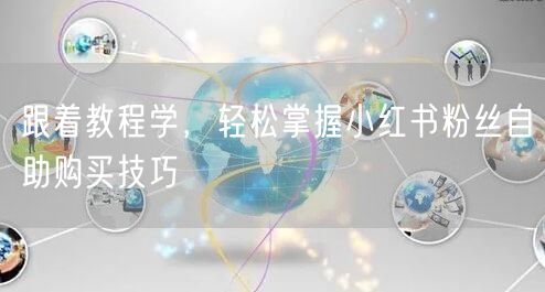 跟着教程学，轻松掌握小红书粉丝自助购买技巧