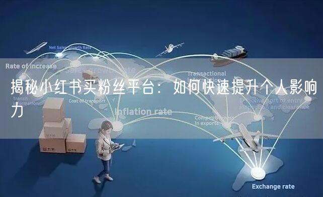 揭秘小红书买粉丝平台：如何快速提升个人影响力