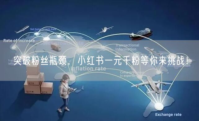 突破粉丝瓶颈，小红书一元千粉等你来挑战！
