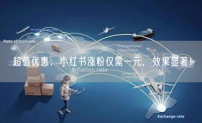 超值优惠：小红书涨粉仅需一元，效果显著！