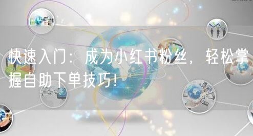 快速入门：成为小红书粉丝，轻松掌握自助下单技巧！