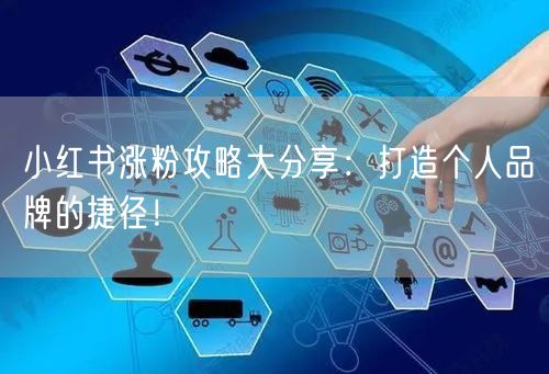 小红书涨粉攻略大分享：打造个人品牌的捷径！