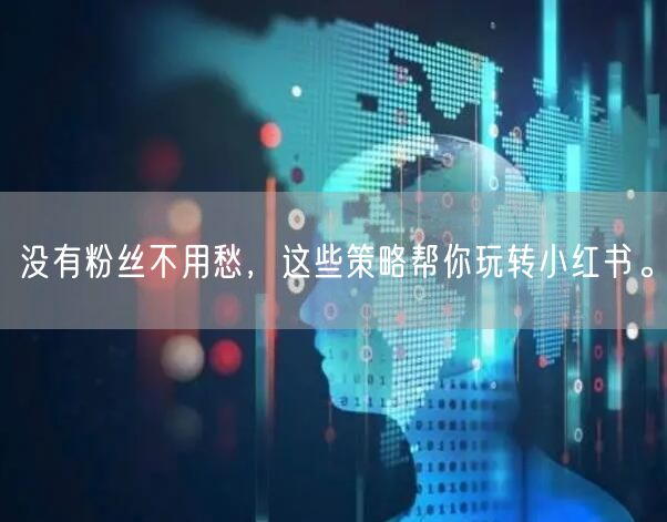 没有粉丝不用愁，这些策略帮你玩转小红书。