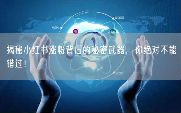 揭秘小红书涨粉背后的秘密武器，你绝对不能错过！