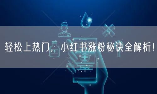 轻松上热门，小红书涨粉秘诀全解析！