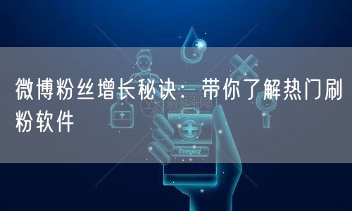 微博粉丝增长秘诀：带你了解热门刷粉软件