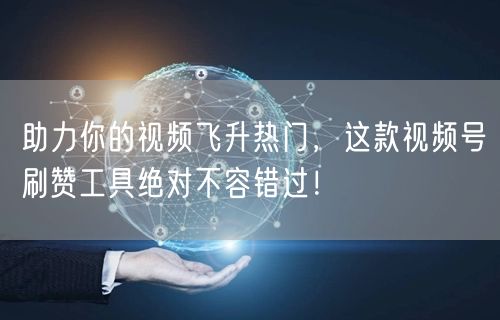 助力你的视频飞升热门，这款视频号刷赞工具绝对不容错过！