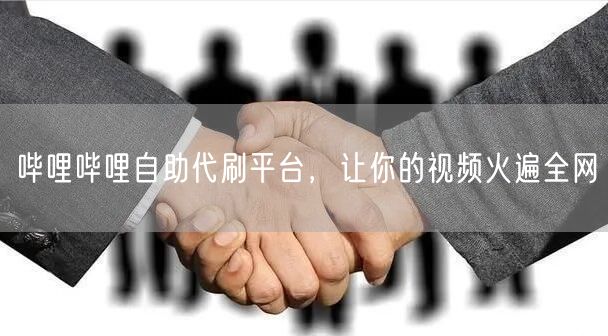 哔哩哔哩自助代刷平台，让你的视频火遍全网