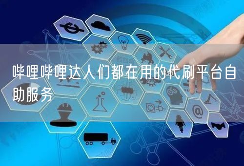 哔哩哔哩达人们都在用的代刷平台自助服务