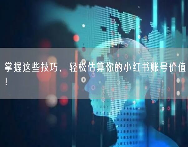 掌握这些技巧，轻松估算你的小红书账号价值！