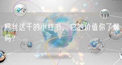 粉丝达千的小红书，它的价值你了解吗？