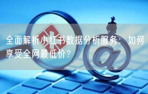 全面解析小红书数据分析服务：如何享受全网最低价？