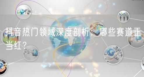 抖音热门领域深度剖析：哪些赛道正当红？
